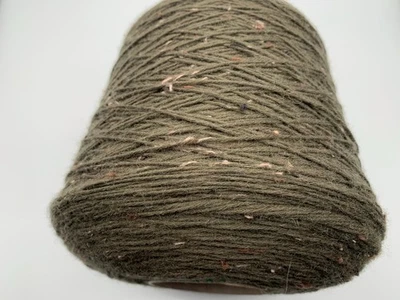 CERVINIA Sockenwolle Konenwolle Garn CALZETTERIA TWEED 2600 Khaki Tweed 100g/≈260m