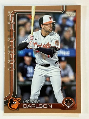 Dylan Carlson 2025 Topps Update (SP,SN) Gold Foil Parallel #’d 0076/2025 Orioles - Image 1 of 3