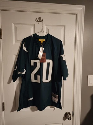 Camiseta deportiva Mitchell & Ness 1996 Golf Wang Eagles Brian Dawkins Legacy talla grande  Foto 1 de 4