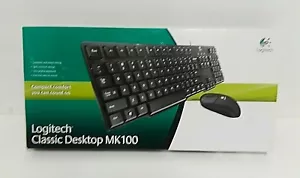 Logitech MK100 Classic Desktop Keyboard + Mouse - Picture 1 of 1