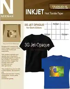 Neenah 3G Opaque Transfer Paper for Dark Colors 11x17 (25 Sheets) - Picture 1 of 6