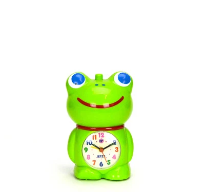 Adorable Curious Frog Kids Musical Alarm Clock - Fun Children Room Decoration - Image 1 of 2