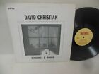 rare DAVID CHRISTIAN nr mint vinyl lp WINDOWS & DOORS