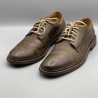 Cole Haan Williams Welt Mens 10 Brogue Cap Derby Oxford Shoes Brown Leather