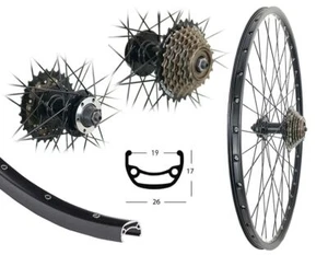 27,5 Zoll Hinterrad BE19 Disc 6Loch mit 7 fach Shimano Zahnkranz Schnellspanner - Bild 1 von 1