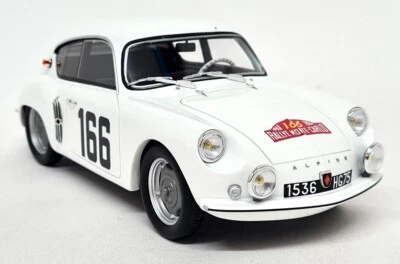 Otto 1/18 - Alpine A106 Rally Monte Carlo 1960 Scale Resin Model Car - Image 1 of 4