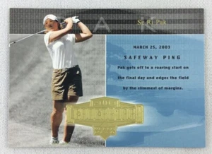2004 Se Ri Pak Upper Deck 2003 Leaderboard Golf Card - Picture 1 of 2