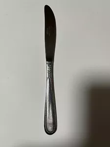 Stanley Roberts- Rogers Co Stainless Silverware 'Beaded Elegance' Dinner Knife - Picture 1 of 4