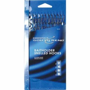 (12)-SouthBend 48-Piece Assorted Baitholder Fishing Hook Kit  Model: BH-48A - Picture 1 of 1