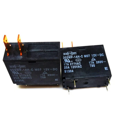 2Pcs SONG CHUAN 302WP-1AH-C M07 12VDC Automotive Relay 4Pins - Image 1 of 2