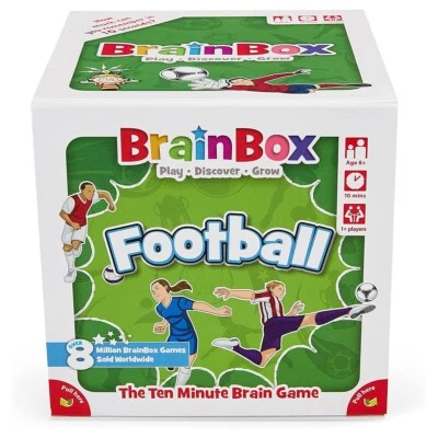 BrainBox Football Card Game | The Ten Minute Brain Game | 1+ Players | Aged 8+ - Image 1 of 4