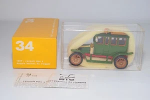 A61 1:43 RIO 34 1907 RENAULT TIPO X DOBLE VIAJE SEDÁN VERDE SIN USAR, EN CAJA - Imagen 1 de 10