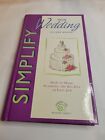 Simplify Your Wedding by Allana Baroni Readers Digest, 1998, Hard Cover