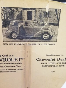 Ventilador publicitario para Chevrolet 1935 con quintillizos Dionne - Imagen 1 de 10