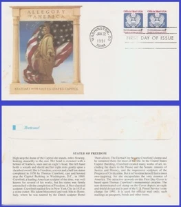 USA4 #O144 U/A FLEETWOOD FDC STR2 Great Seal - Bild 1 von 1