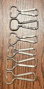 Vintage Metal Bottle Openers Grain Belt, Pepsi, Coke, Seven-Up, Nesbitt Lot Of 6 - Picture 1 of 2