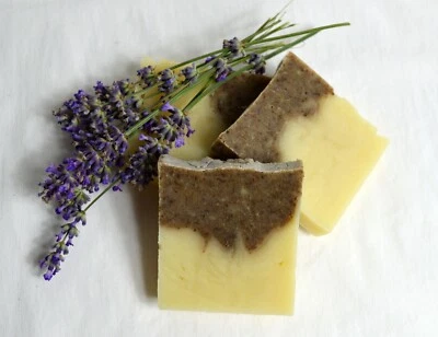 SAPPANY SOAPS Handmade Lavender Soap Vegan Artisan organic ingredients body scrub NATURAL