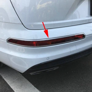 Chrome Rear Tail Fog Light Lamp Cover Trim For Audi Q7 2016-2023 Accessories - Picture 1 of 5