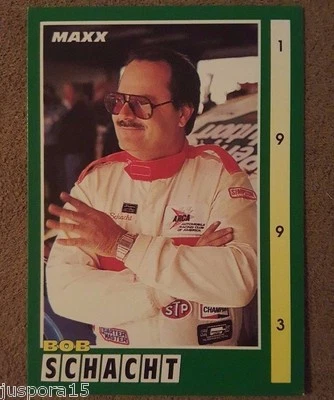 1993 Edition Bob Schacht Card 91 of 300 Maxx Race Cards - Image 1 of 2