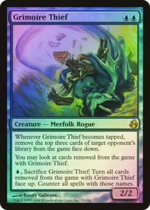 Magic The Gathering MTG GRIMOIRE THIEF LÁMINA Morningtide casi nueva como nueva - Imagen 1 de 1