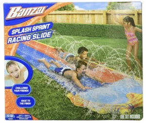 Banzai 16ft Splash Sprint Racing Slide NEW - Picture 1 of 4