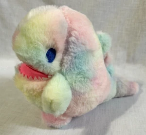 Plush Baby Dinosaur Stuffed Toy 8 in Pastel Multicolor USA Seller In Stock New - Picture 1 of 5