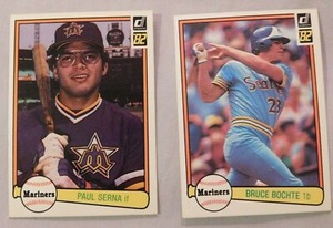 1982 Donruss Seattle Mariners Baseball Card Pick one