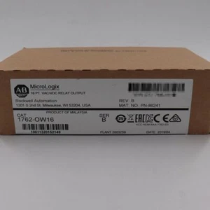 New Factory Sealed AB MicroLogix 1762-OW16 Relay Output Module SEALED CA STOCK - Picture 1 of 4