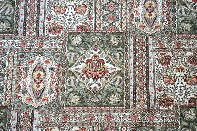 Vintage New KEA Raymond Waites Millcreek Fabric Patchwork Quilt look 3.7 yards - Image 1 of 4