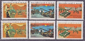 VIETNAM 1976 SC#848/53 used set, General Offensive, 1975. - Imagen 1 de 1