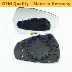 Passend für Audi S3 2013-2019 Außenspiegel Glas mit Sockel Rechts Heizfuß Weitwinkel. - Bild 1 von 4