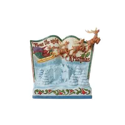 Figura libro de cuentos Enesco Jim Shore Heartwood Creek Twas The Night Before Christmas Foto 1 de 4