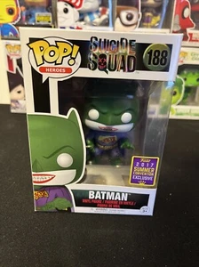 Funko Pop! Vinyl: DC - Batman (as The Joker) 2017 summer convention exclusive - Picture 1 of 8