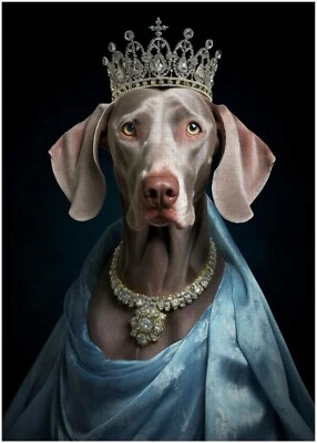 ART OF SOCKS Weimaraner Royal Queen Puzzle 300/500/1000 Teile