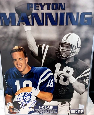 Peyton Manning Signed 16x20 Photo PSA COA - Image 1 of 4