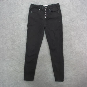 Mudd Jeans Women's 10/11 Black Dark Wash High Rise Jegging Jeans - Picture 1 of 11