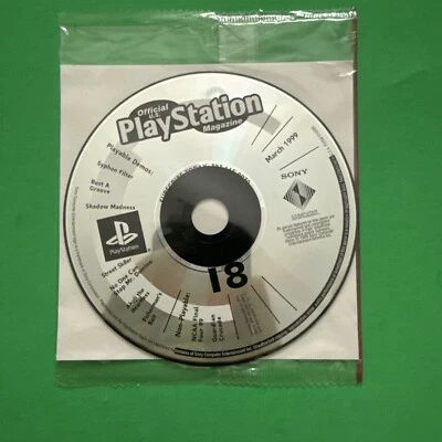 Playstation Magazine Demo Disc 18 March 1999 Playstation 1 New - Image 1 of 2