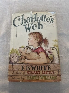 CHARLOTTE'S WEB E. B. White 1952 Early Printing /1st Edition Harper Hardcover - Picture 1 of 9