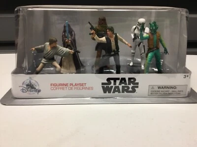 Disney Store Star Wars Cantina Figura Juego 6 Estatuillas PVC Decoración para Pasteles Nuevo en Caja Foto 1 de 4