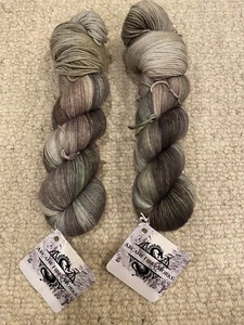 Yarn DESTASH Bundle 2 Skeins Arcane Fibre Works Fingering Weight NEW - Picture 1 of 5
