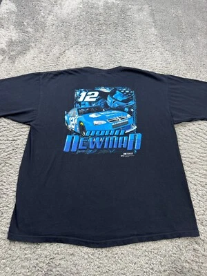 Camisa NASCAR Ryan Newman Hombres 2XL Negra AOP 2008 Chase Authentics Carreras Cuello Redondo Foto 1 de 4