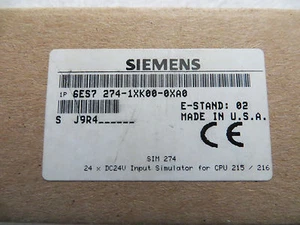 Simulador de entrada SIEMENS SIMATIC S7 para CPU 215/216/226 6ES7 274-1XK00-0XA0, Nuevo - Imagen 1 de 5