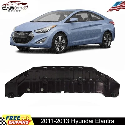 Front Engine Splash Shield Under Cover For 2011-2013 Hyundai Elantra Sedan Model Foto 1 de 4