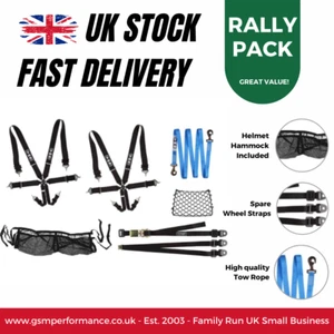 TRS FIA Harnesses, Helmet Hammock, Map pocket, Tow Rope, Motorsport Rally Pack - Picture 1 of 2