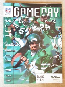 NFL GAMEDAY PROGRAM - N.Y. Jets at Miami Dolphins September 15 1996 - Picture 1 of 1