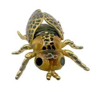 Broche prendedor vintage raro firmado DVF Diane Von Furstenberg abeja insecto - Imagen 1 de 8