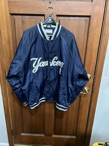 Vintage Puma New York Yankees Jacket Size Large MLB #2 On Back - Picture 1 of 10