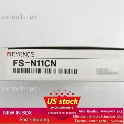 KEYENCE FS-N11CN Fiber Optic Sensor NEW - Image 1 of 4