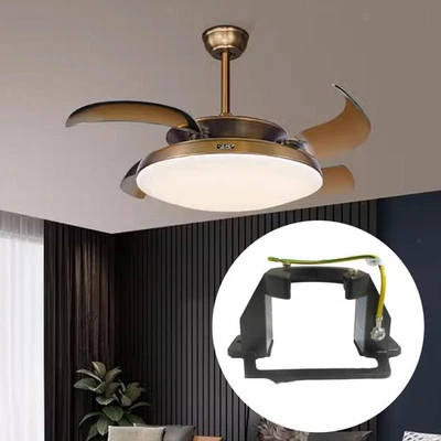 Ceiling Fan Mounting Bracket Base Patio Porch for Home Living Room Sturdy Metal - Image 1 of 4