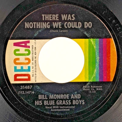 Bill Monroe - 45 RPM Decca - Big Sandy River Bluegrass  - B16 - Image 1 of 2